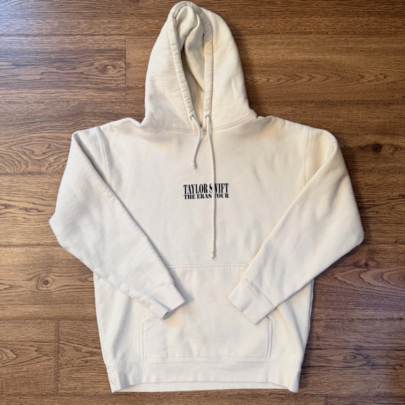 Taylor swift Eras Tour White Hoodie Large Like New - Picture 2 of 7